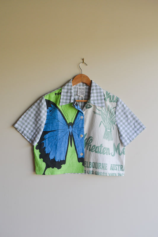 Button Up Shirt | Butterfly | Small