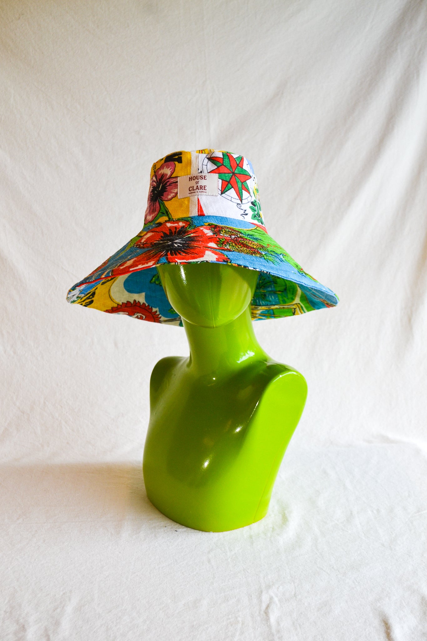 Wide Brim Hat | Tropical | Small