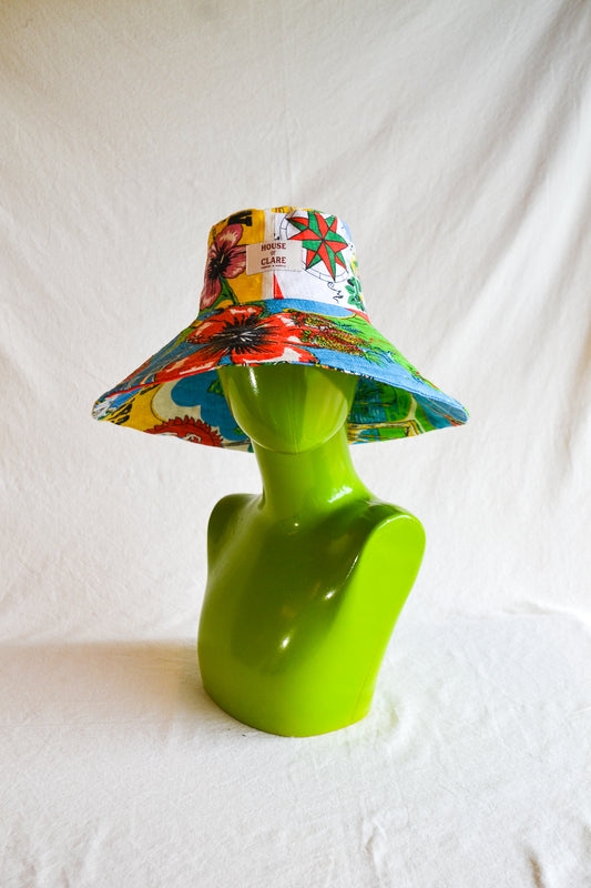 Wide Brim Hat | Tropical | Small