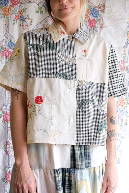 Button Up Shirt | Checkers | Large