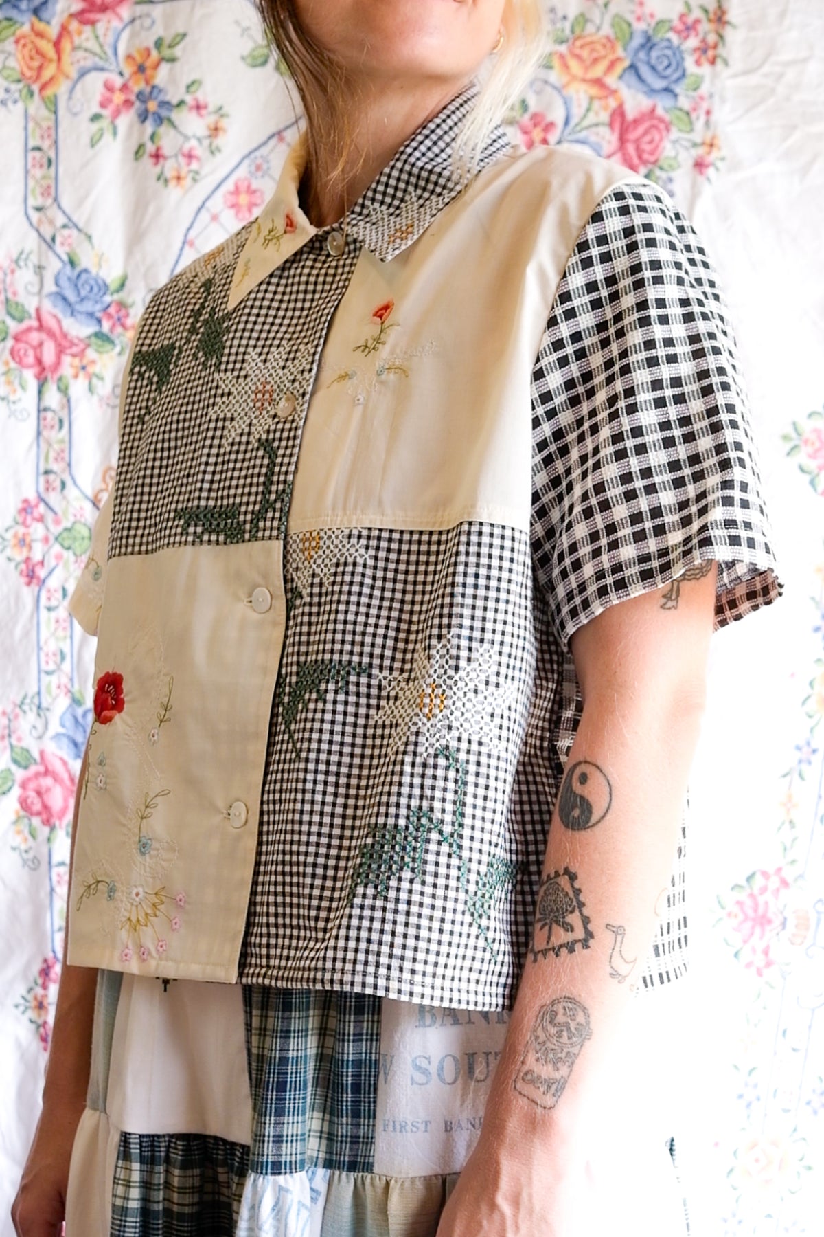 Button Up Shirt | Checkers | Large