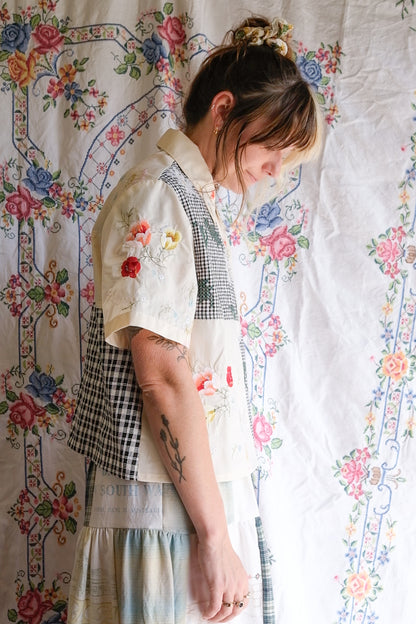 Button Up Shirt | Checkers | Large