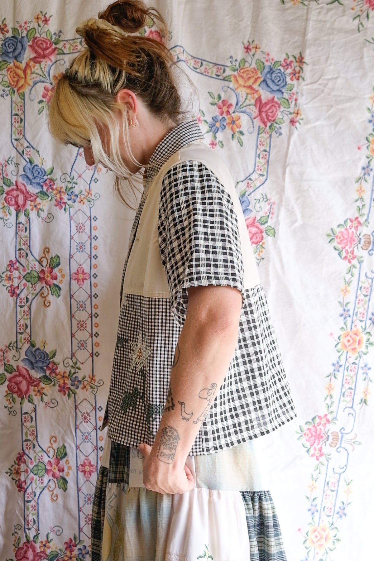 Button Up Shirt | Checkers | Large