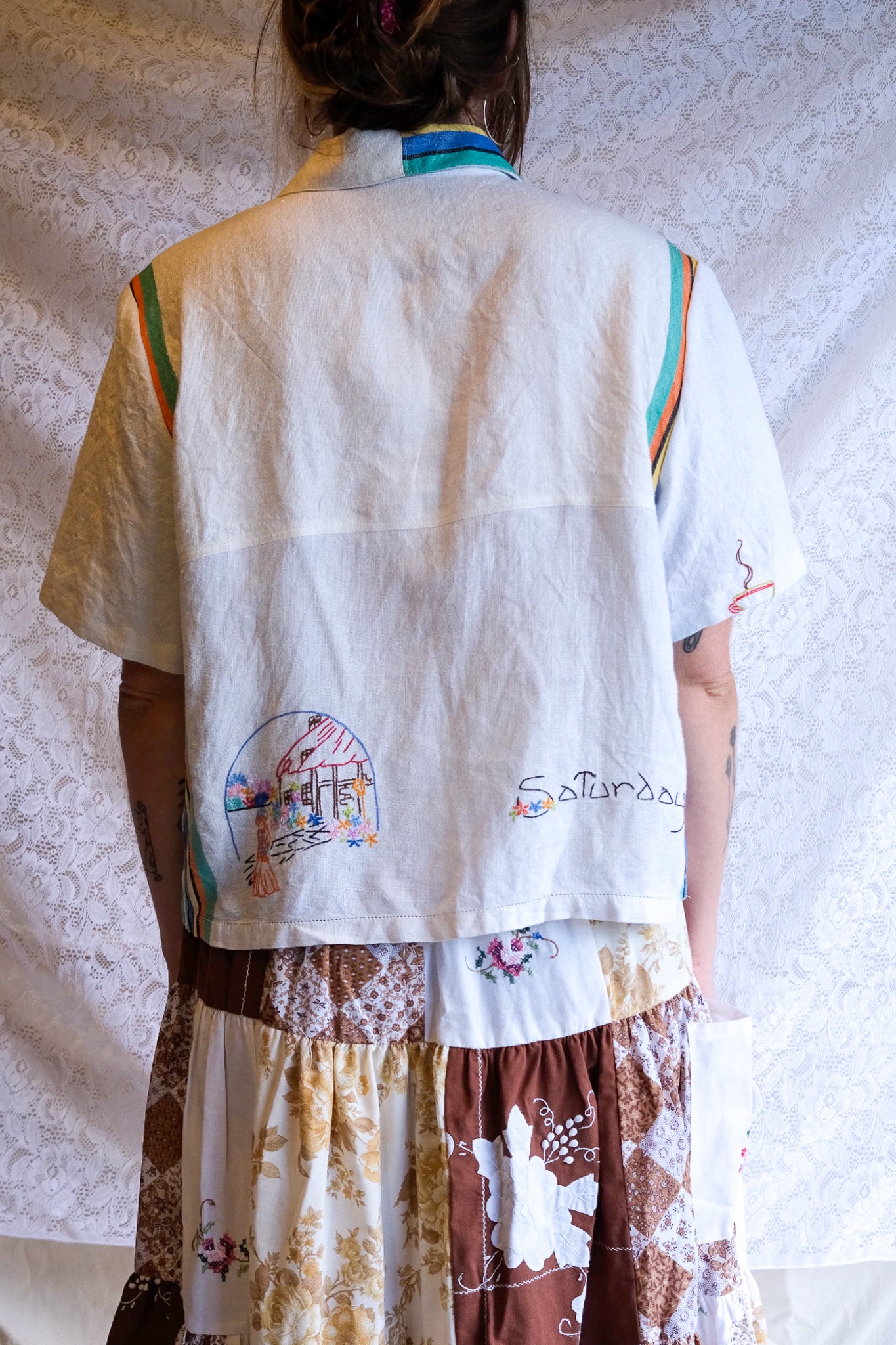 Button Up Shirt | Days of The Week | Large