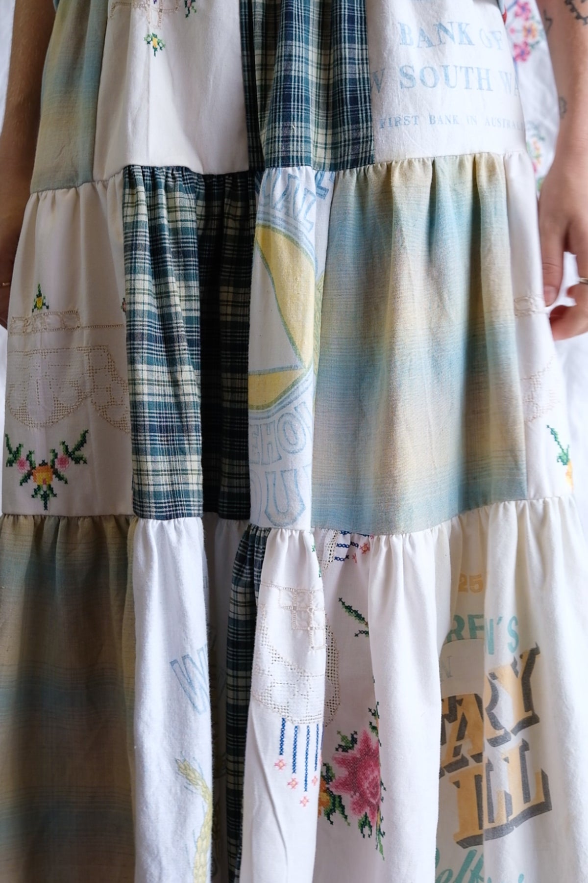 Tiered Patch Work Skirt | Fairy Bread | Small