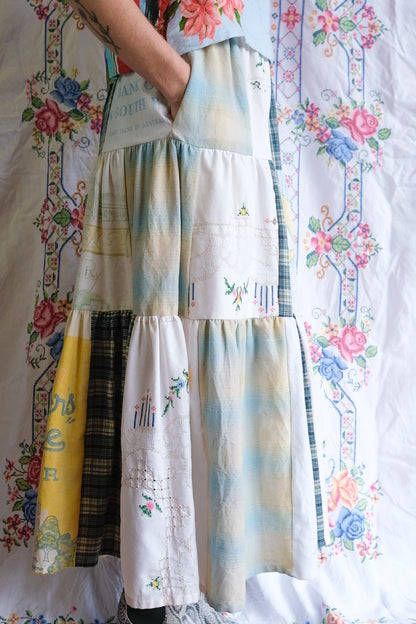 Tiered Patch Work Skirt | Fairy Bread | Small