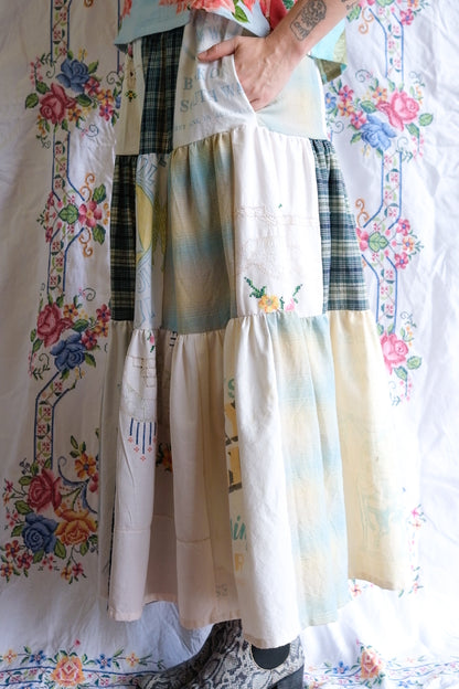 Tiered Patch Work Skirt | Fairy Bread | Small