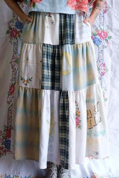Tiered Patch Work Skirt | Fairy Bread | Small