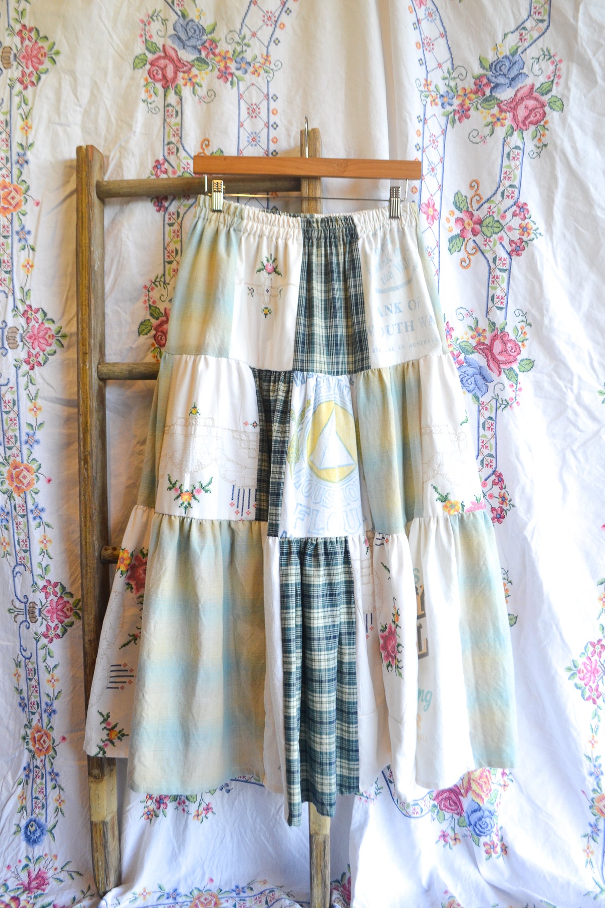 Tiered Patch Work Skirt | Fairy Bread | Small
