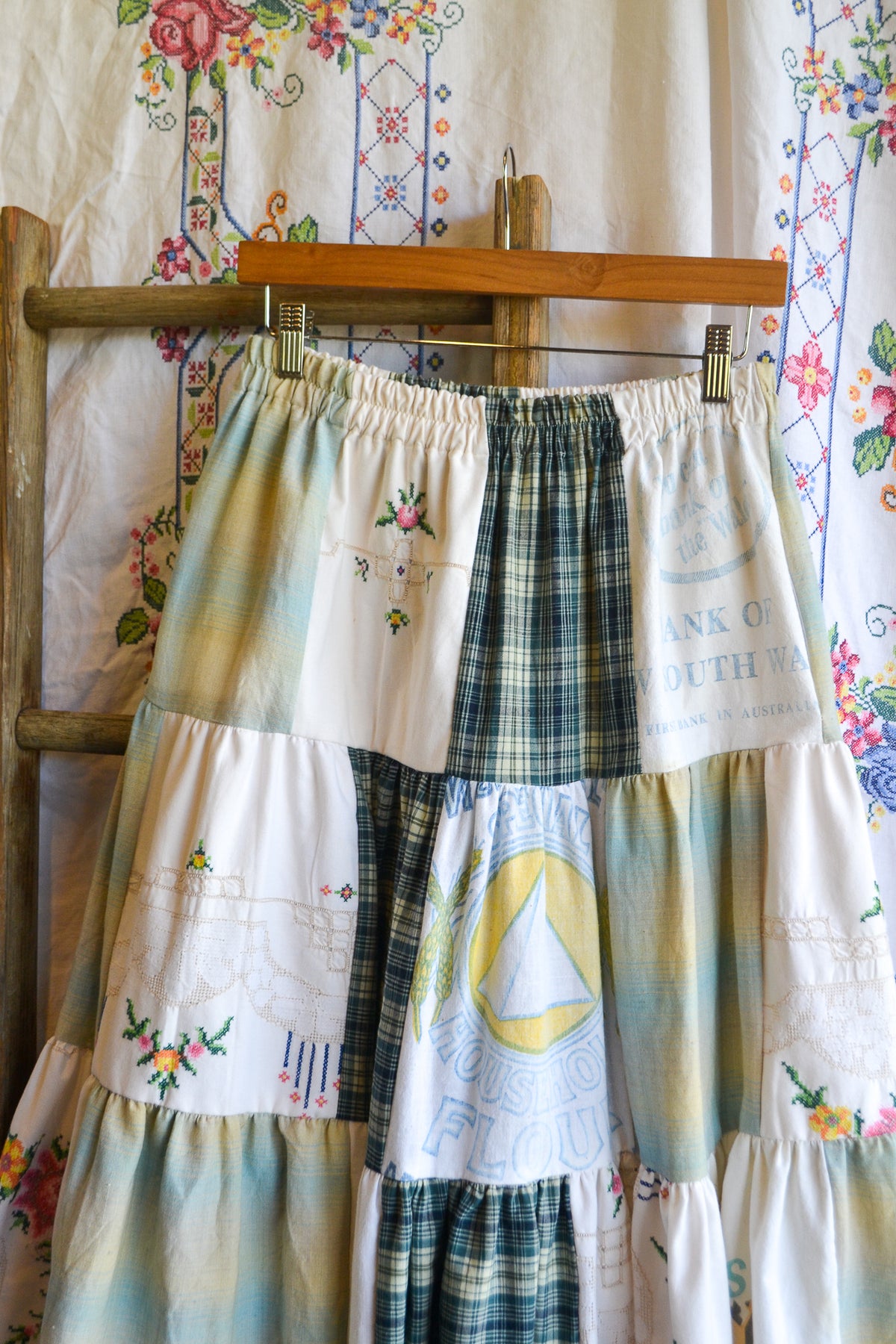 Tiered Patch Work Skirt | Fairy Bread | Small