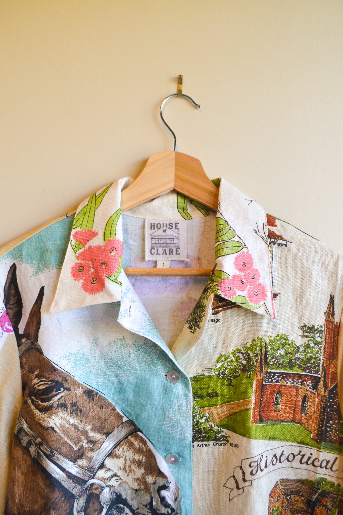Button Up Shirt | Horsey | Large