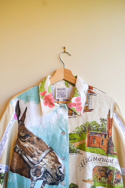 Button Up Shirt | Horsey | Large