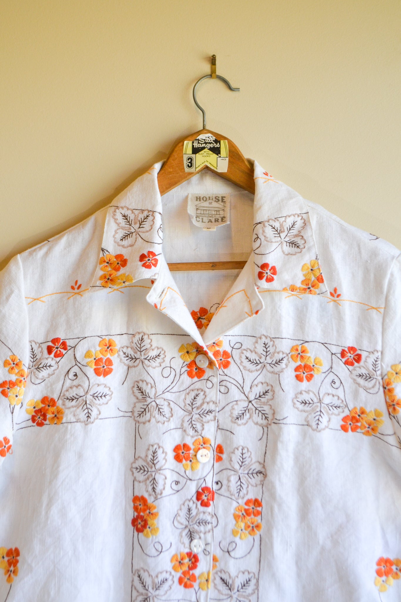 Button Up Shirt | Orange Blossom | Medium