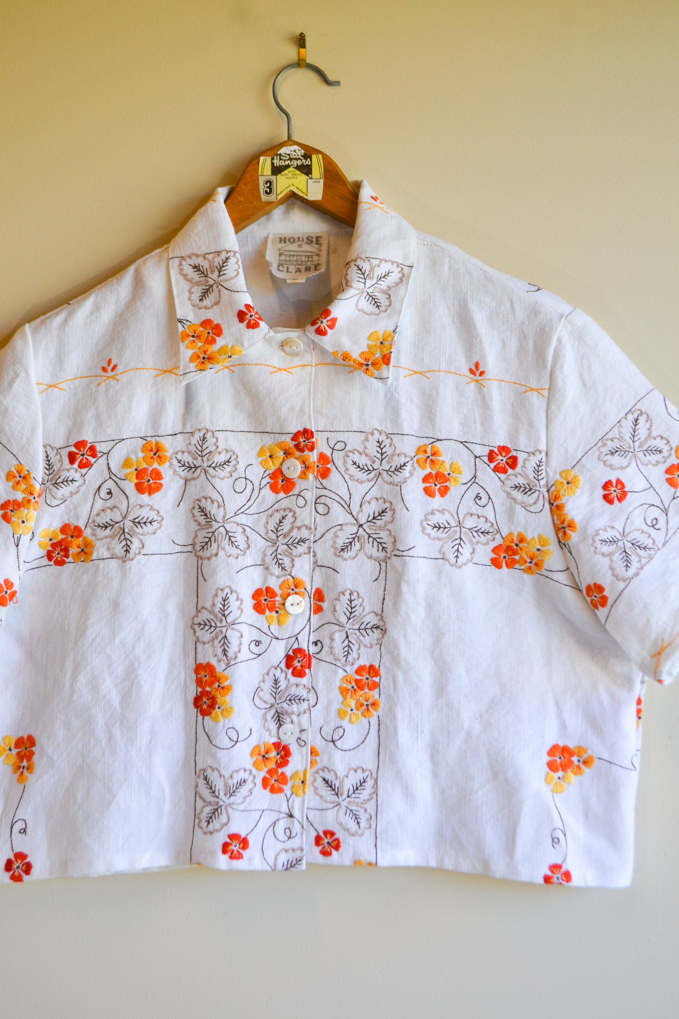 Button Up Shirt | Orange Blossom | Medium