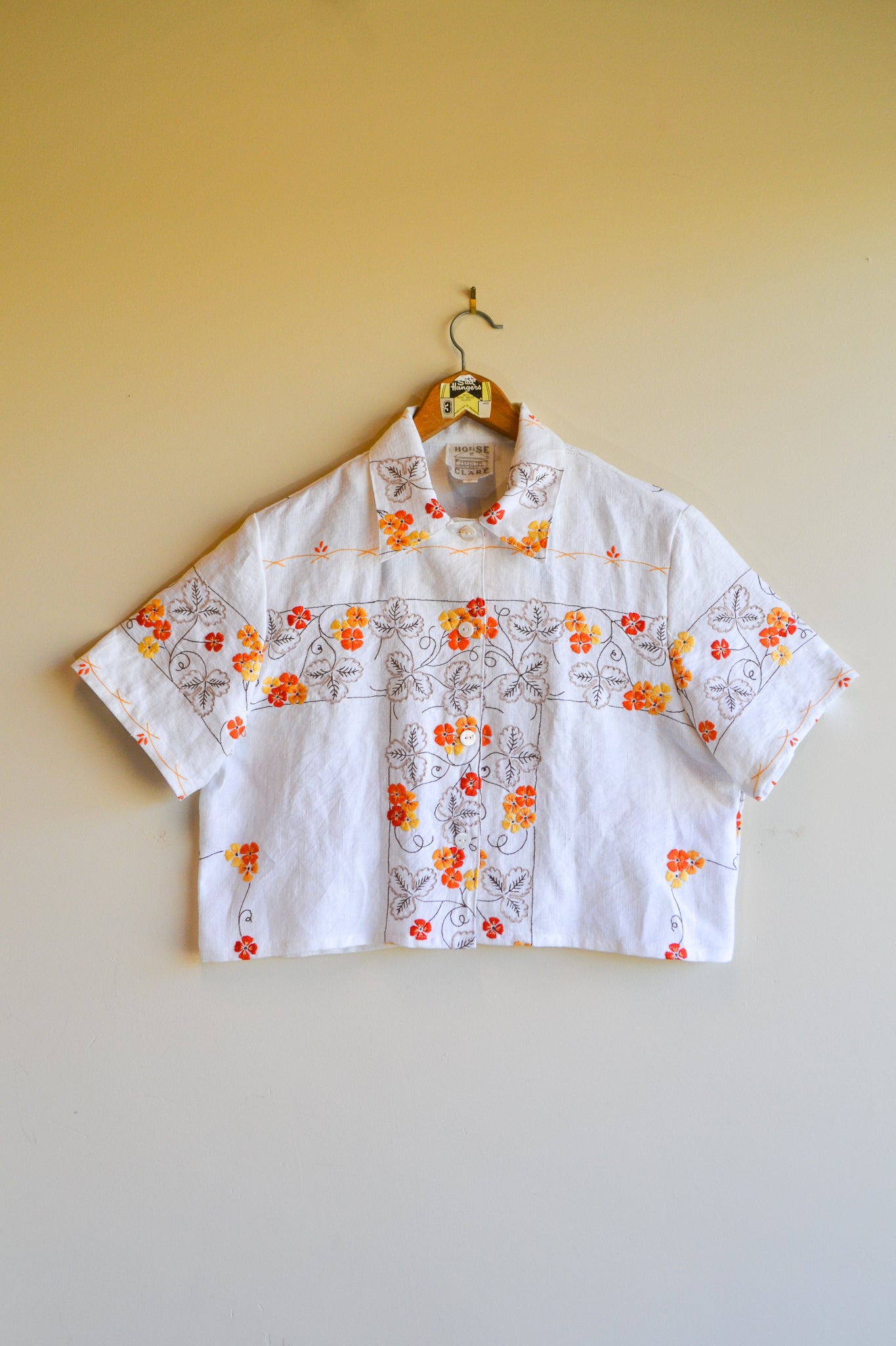 Button Up Shirt | Orange Blossom | Medium
