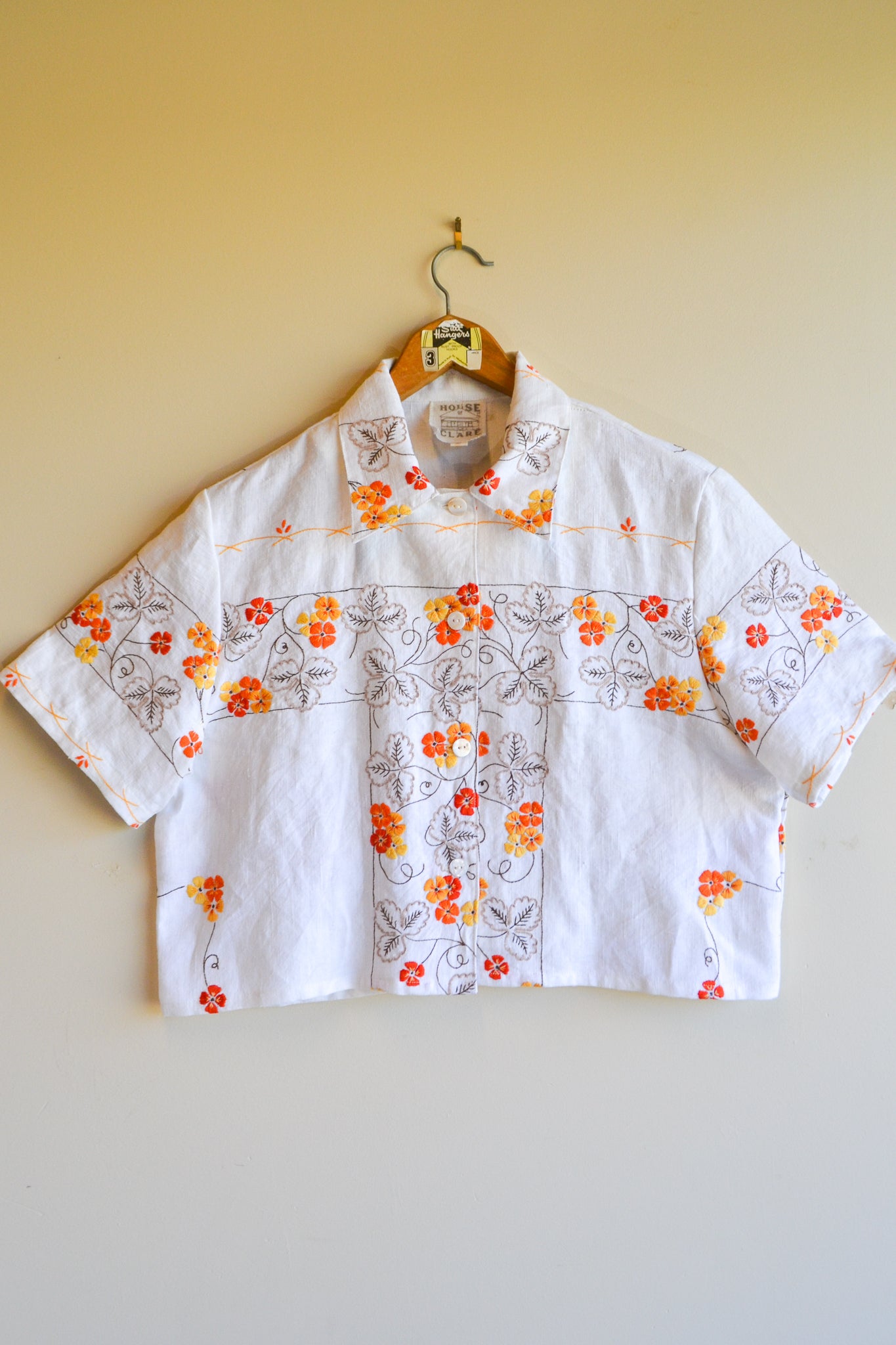 Button Up Shirt | Orange Blossom | Medium