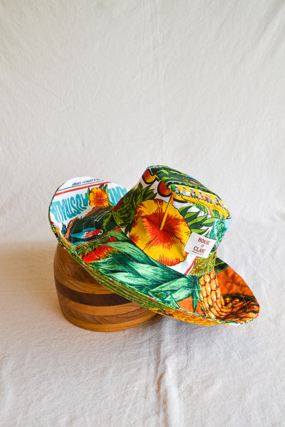 Wide Brim Hat | Pineapple | Small