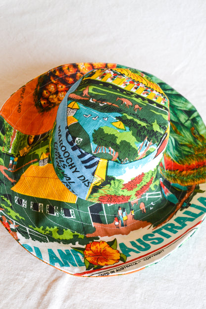 Wide Brim Hat | Pineapple | Small