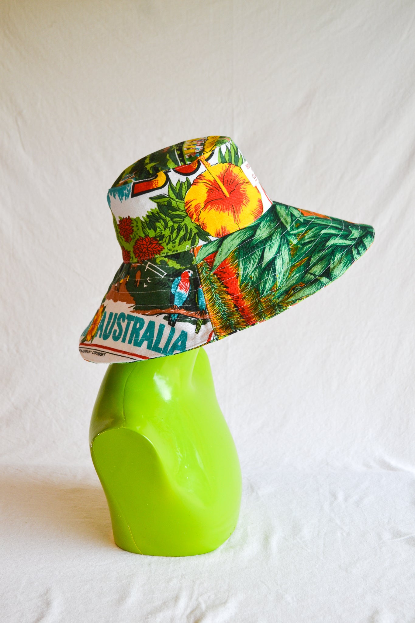 Wide Brim Hat | Pineapple | Small