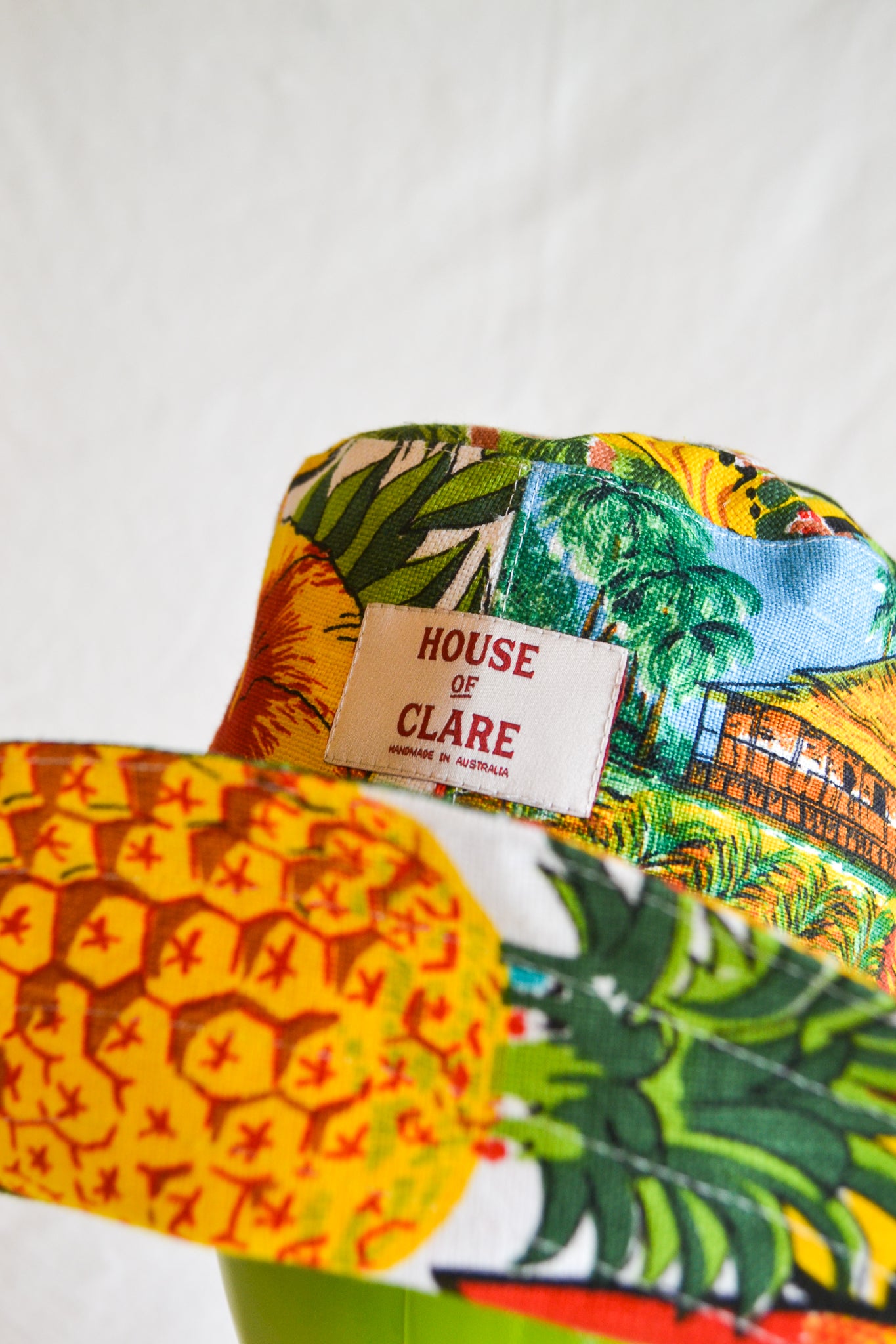 Wide Brim Hat | Pineapple | Small