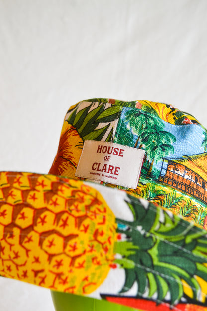 Wide Brim Hat | Pineapple | Small