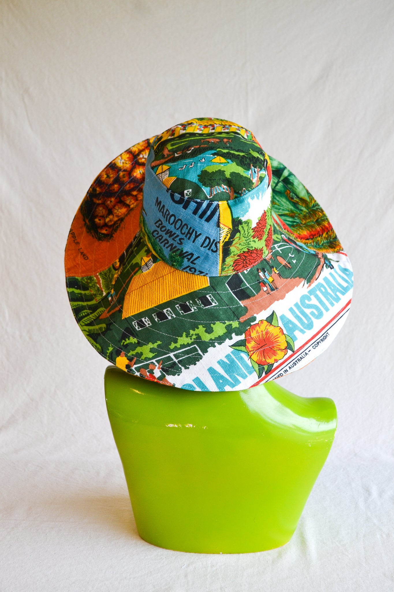 Wide Brim Hat | Pineapple | Small