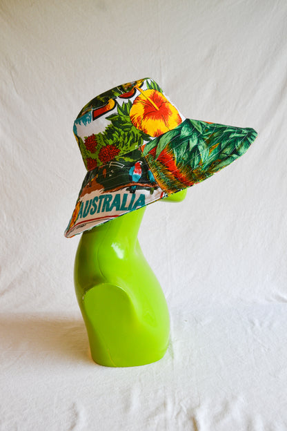 Wide Brim Hat | Pineapple | Small