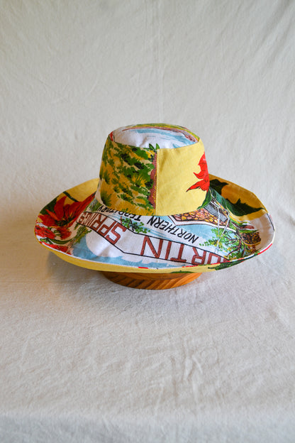 Wide Brim Hat | Poinciana | Large