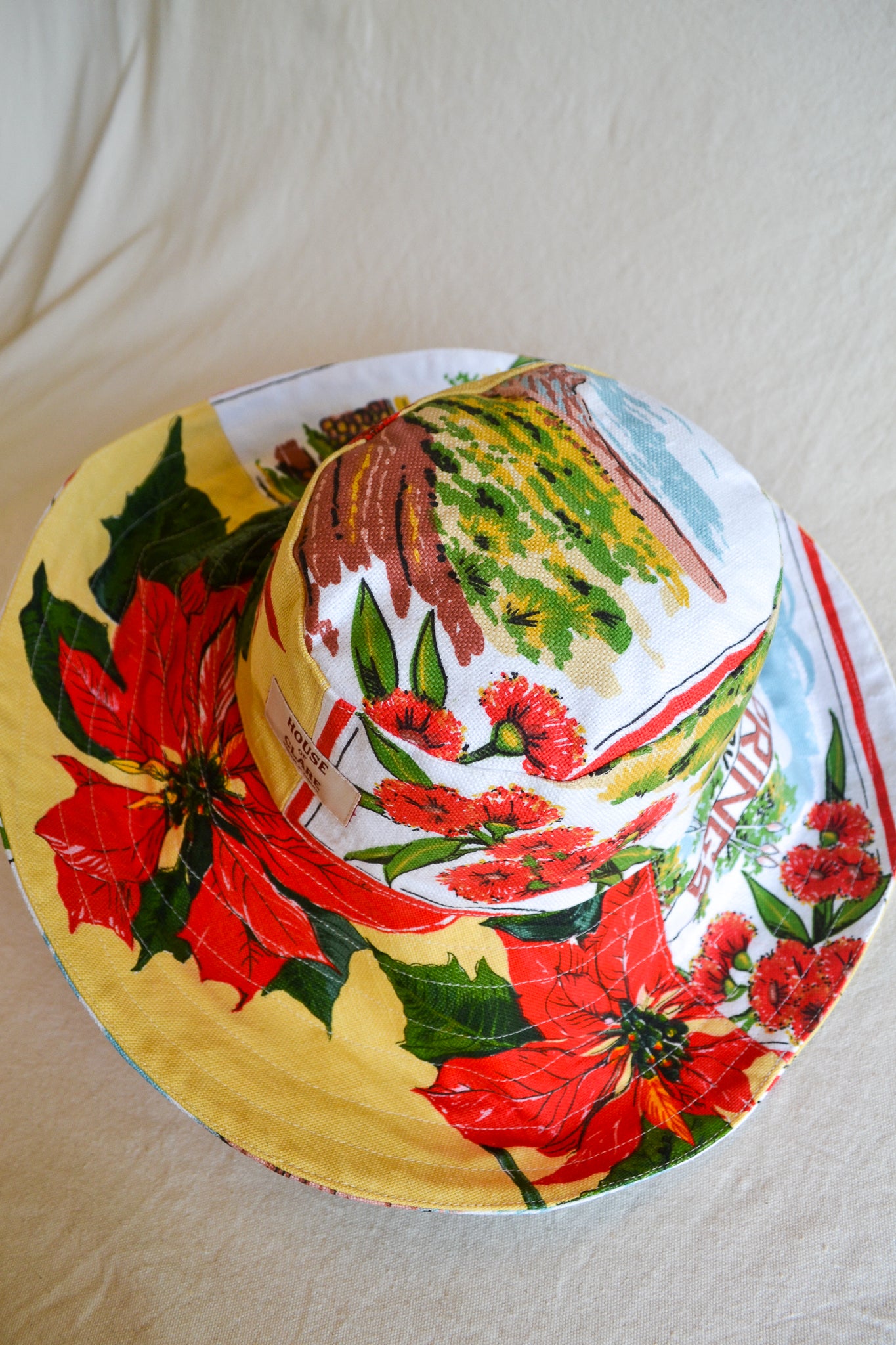 Wide Brim Hat | Poinciana | Large