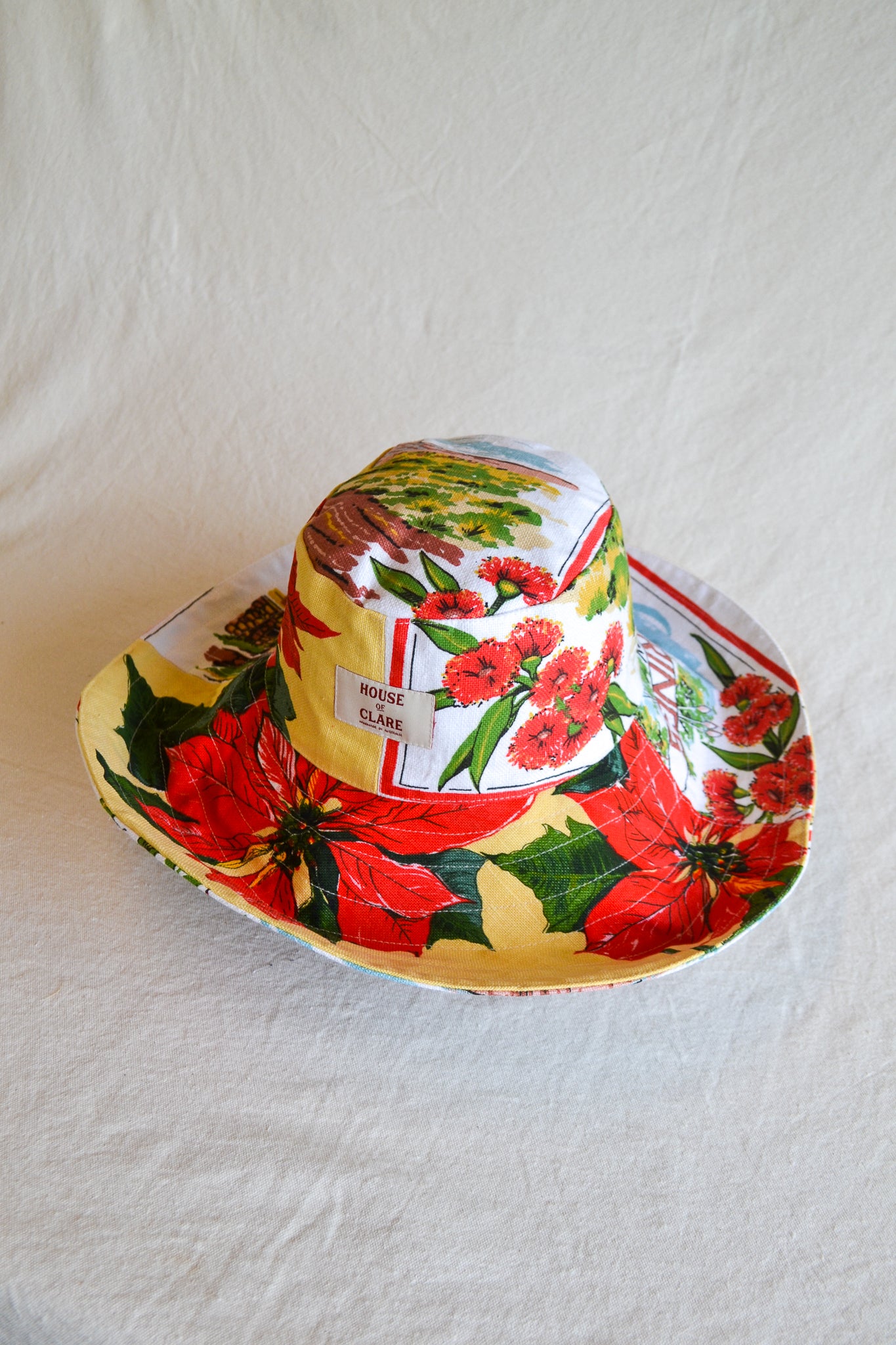 Wide Brim Hat | Poinciana | Large