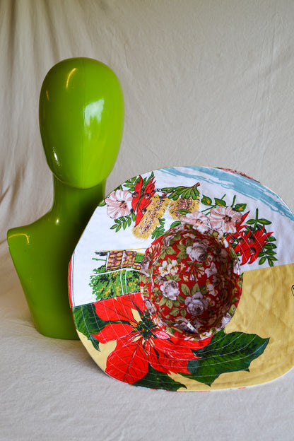 Wide Brim Hat | Poinciana | Large