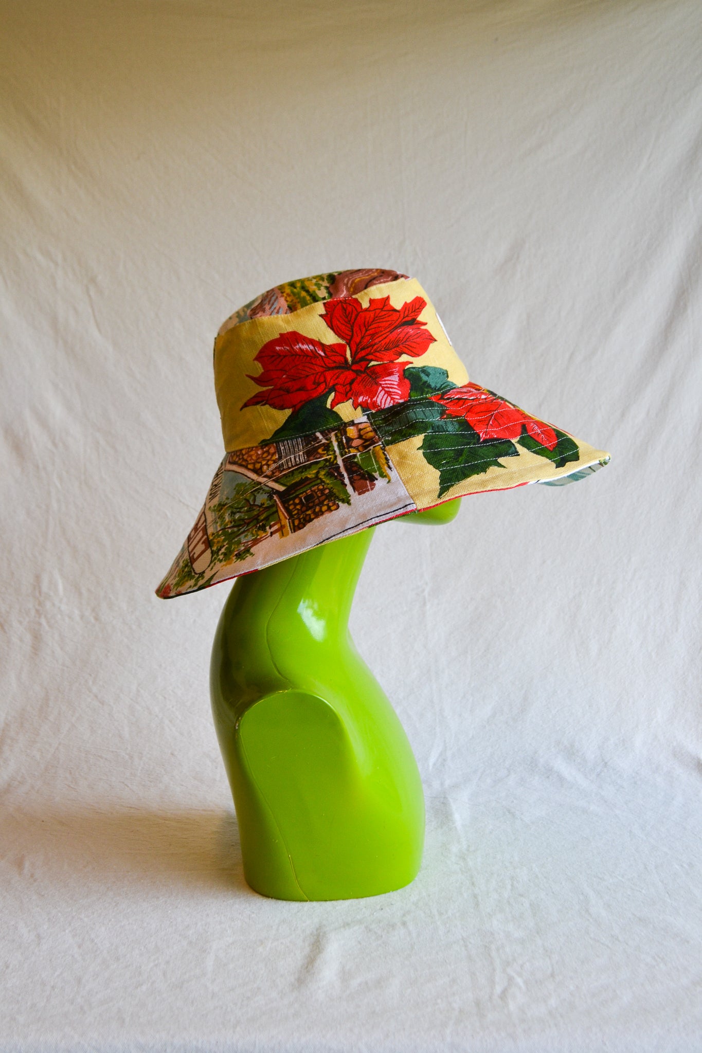 Wide Brim Hat | Poinciana | Large