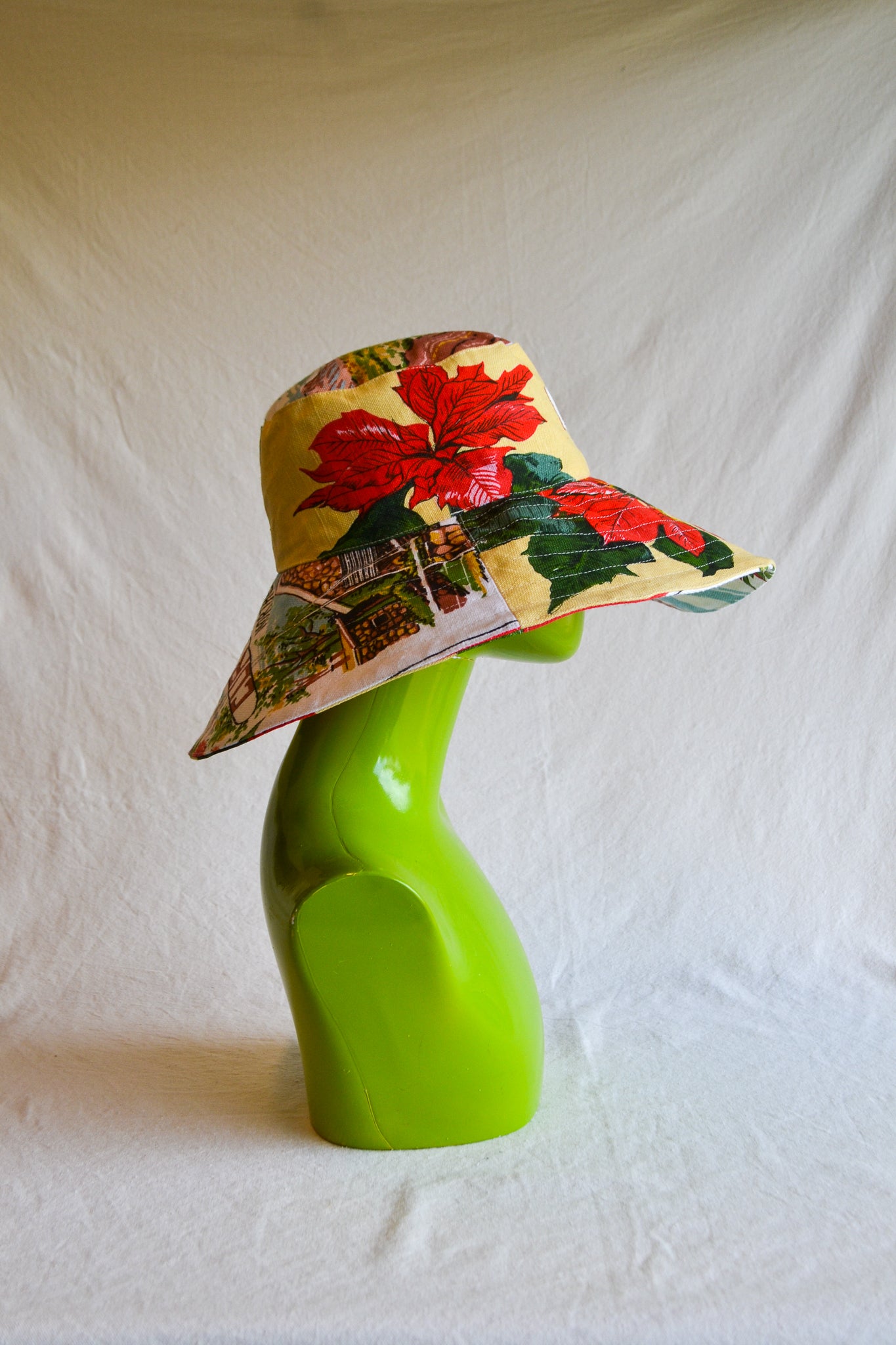 Wide Brim Hat | Poinciana | Large