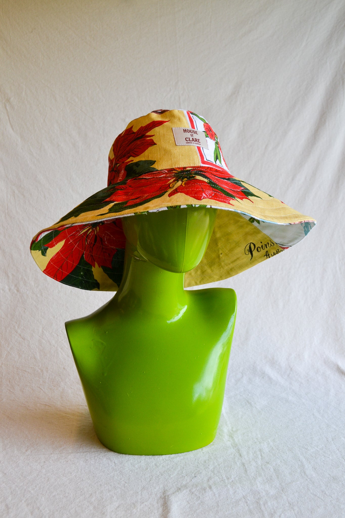Wide Brim Hat | Poinciana | Large