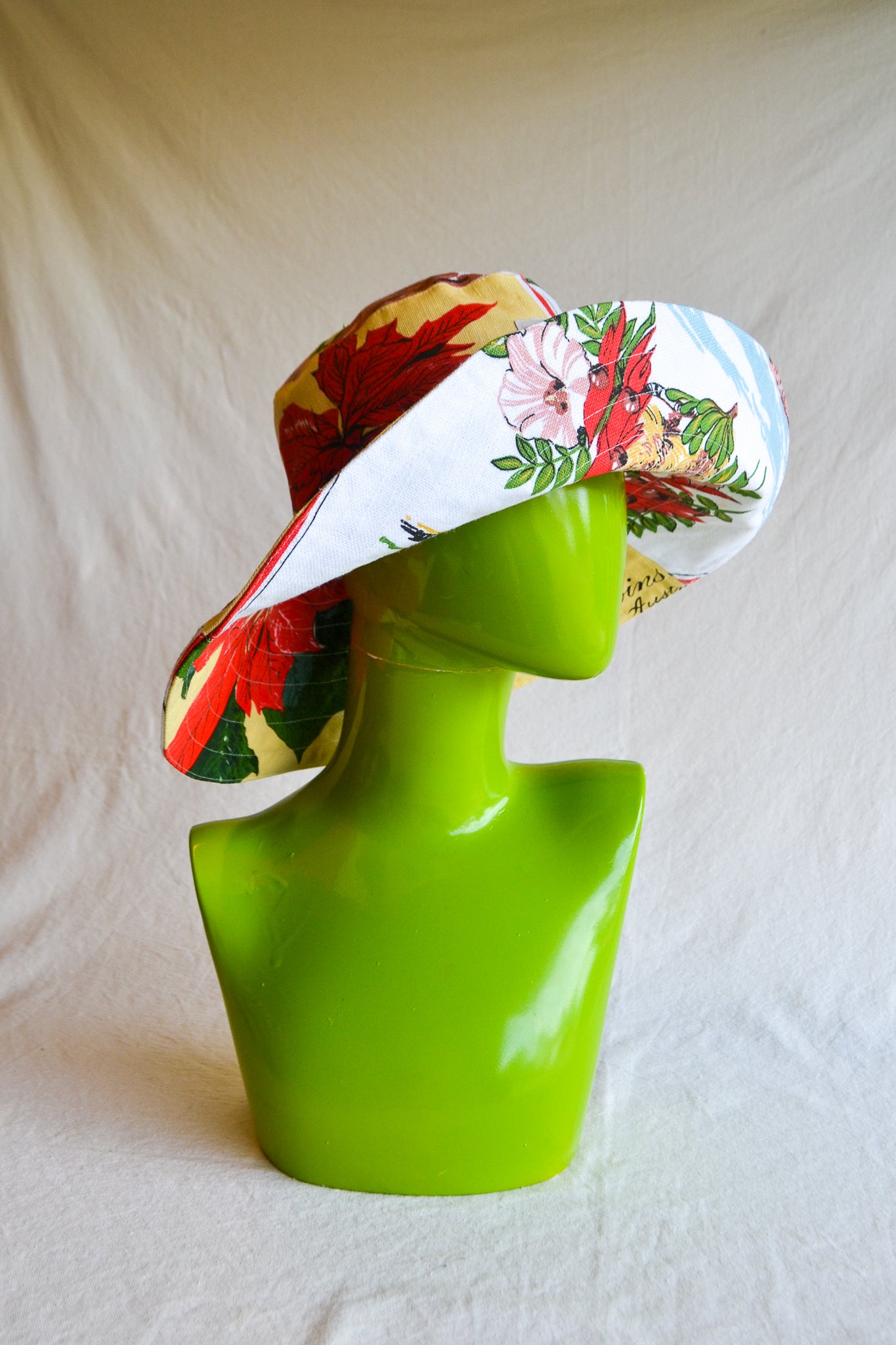 Wide Brim Hat | Poinciana | Large