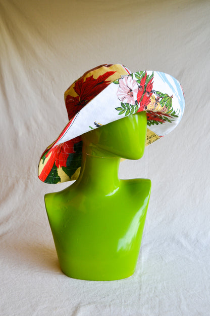Wide Brim Hat | Poinciana | Large