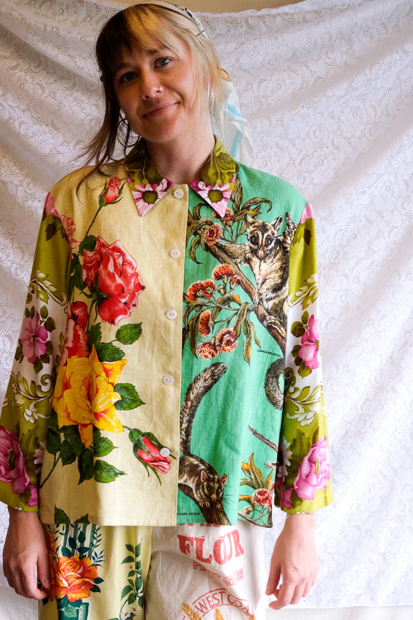 Button Up Shirt | Possum | Large