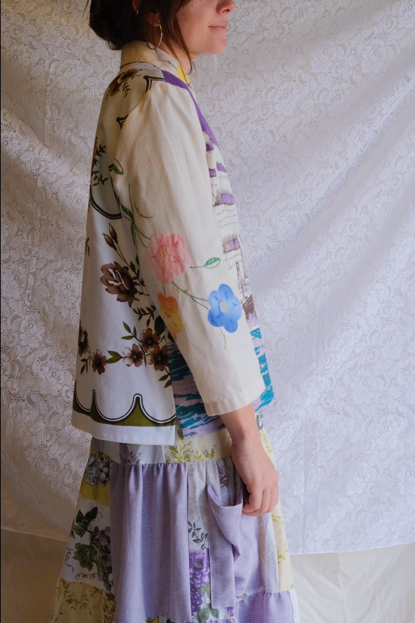 Button Up Shirt | Purple Shirt | Large